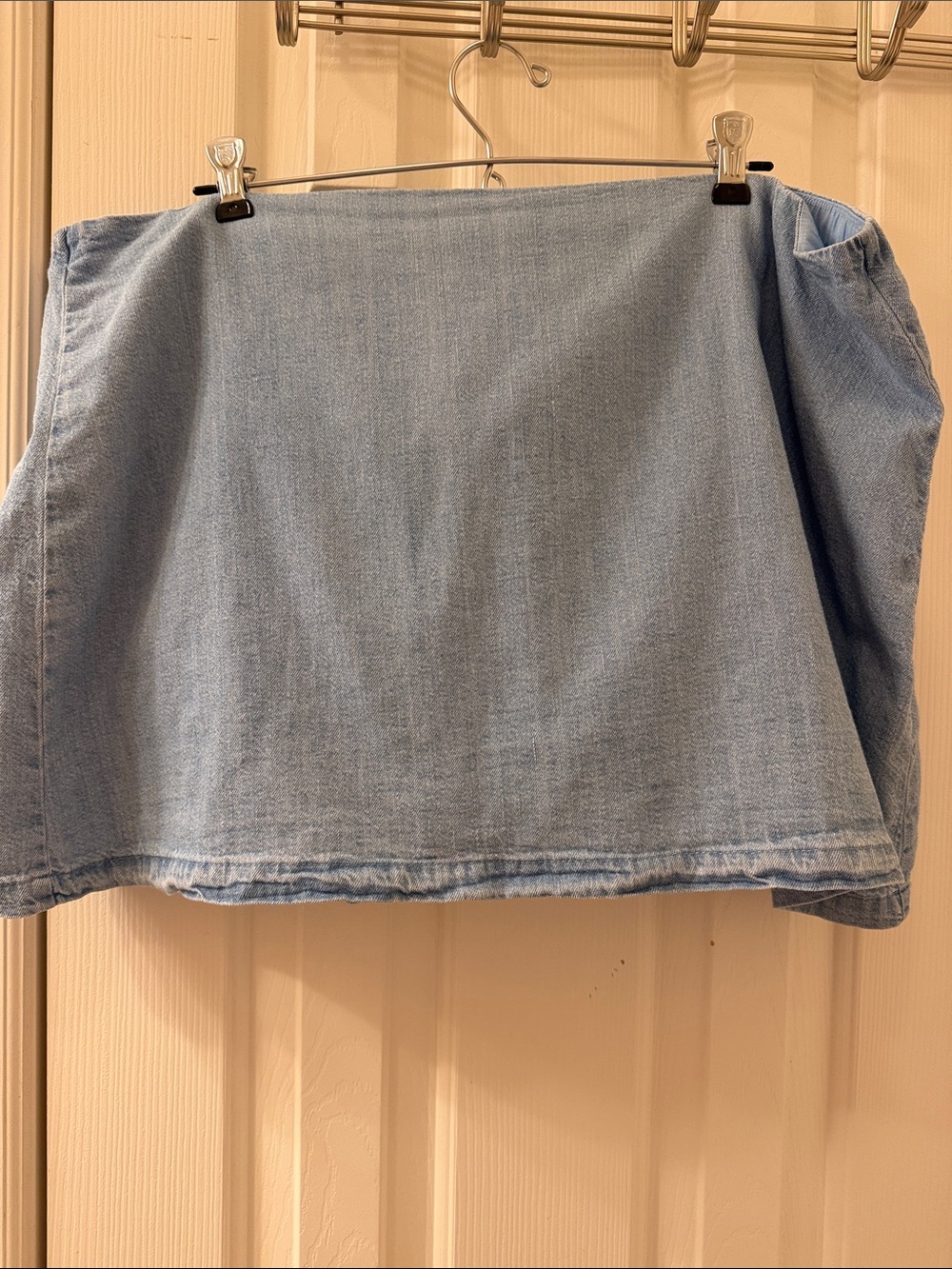 Old Navy Light Blue Denim Mini Skirt
